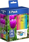 LC3013 Ink Cartridges BK C M Y Replacement for Brother LC3013XL LC3011 Ink Cartridge High Yield to Use with Brother MFC-J491DW MFC-J497DW MFC-J895DW MFC-J690DW (2 Black,1 Cyan,1 Magenta,1 Yellow)