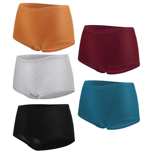 Culottes femme coton respirantes Yardwe (lot de 5) grand confort taille S