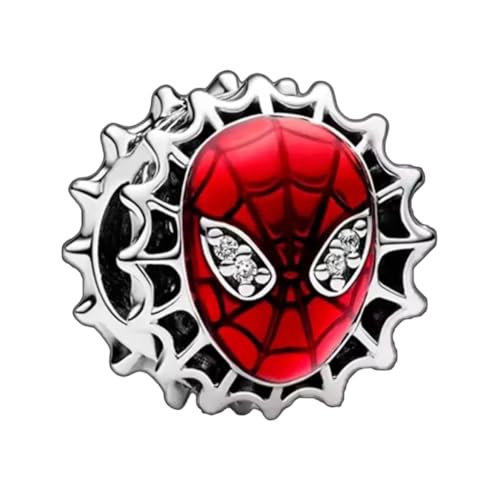 Abalorio Spiderman de plata para lucir a diario en tu pulsera estilo Pandora