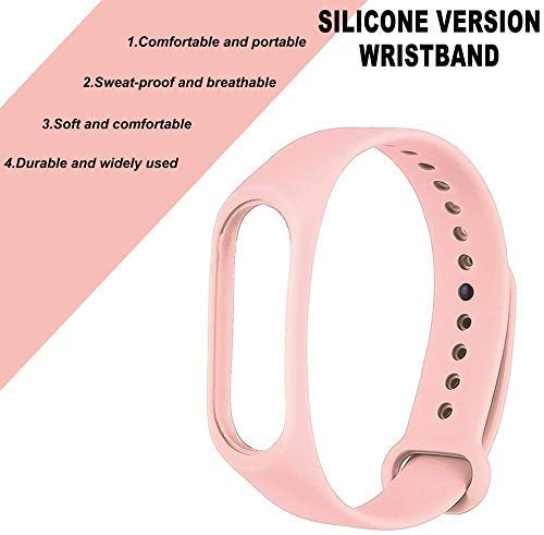 Image of TechMount� Wristband Band Straps Replacement Belt for Xiaomi Mi Original Bands Pack of 2
