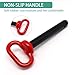 BUXIMN 3/4x4-1/4 inch Trailer Hitch Pin, 2pcs Tractor Towing Hitch Pin and Clip, Red Handle Trailer Gate Pins Clevis pins Tractor Pins for Towing RV, Boat, Car, Truck