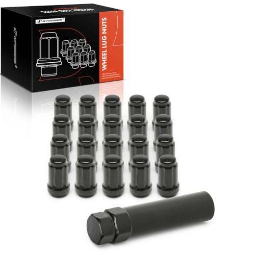 Image of A-Premium 21-PC M12-1.25 Wheel Lug Nuts Compatible with Nissan Altima, Rogue, Sentra, Versa, Frontier, Murano, Pathfinder, Maxima, Juke, Leaf, Xterra & Infiniti QX60, Q50, QX50, G37, G20, Front & Rear