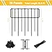 Animal Barrier Fence, 12In(H) x 28.00Ft(L) Upgrade 1.26 in Gap Decorative Fences No Dig Fence for Rabbit and Dog, Rustproof Metal Wire Garden Fence Border for Garden Patio Landscaping,26 PCS