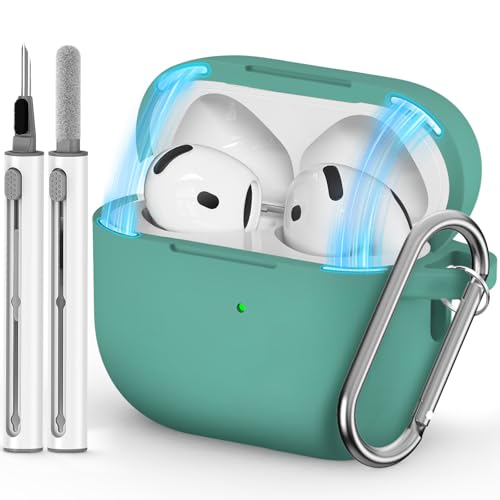 Image of Ljusmicker for AirPods 4 Case 2024 with Magnetic Lock,Green