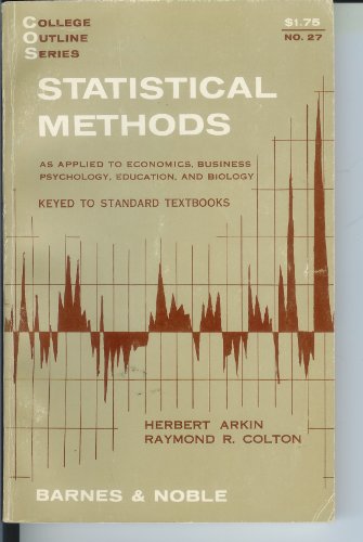 Statistical Methods Fourth Edition Revised B000VBTXJW Book Cover