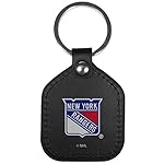 Siskiyou NHL New York Rangers Leather Square Key Chain