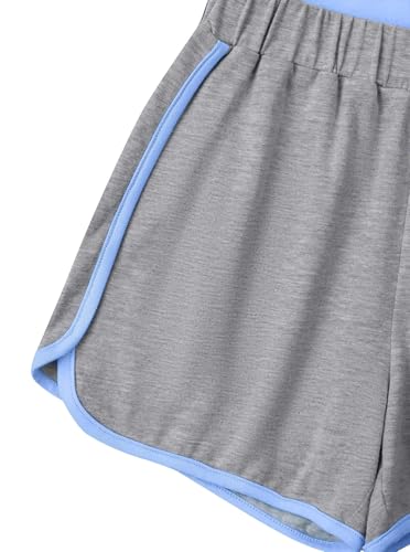 Image of Girl's 2 Piece Outfits Cute Summer T-Shirt and Graphic Shorts Clothing Sets