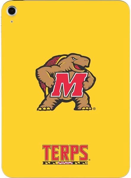 Skinit Decal Tablet Skin Compatible with iPad 11th Gen (2025) - Officially Licensed University of Maryland Collegiate Text Red Design