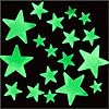 200 PK Green Glow in The Dark Stars for Ceiling Christmas Stocking Stuffers for Kids - Brite Plastic Glow Stars with Moon & Putty Age 4,5,6,7,8,9,10,11,12 for Bedroom Space Night Light Christmas Gifts #4