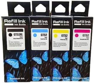 GT53XL GT52 Ink Bottle for H Ink Tank 319 410 419 Smart Tank 500 502 ...