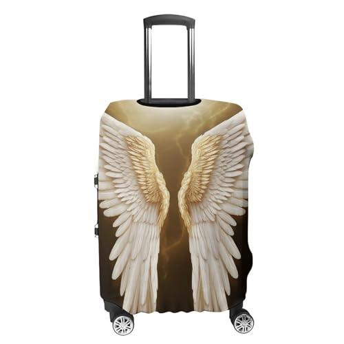 Angel Wing Luggage Cover, Washable Elastic Suitcase Cover Protector Fit 18-32 Inch Luggage4