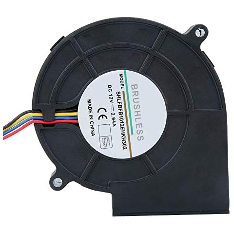 Haofy Ventilador radial DC sin escobillas de doble rodamiento de bolas Cover