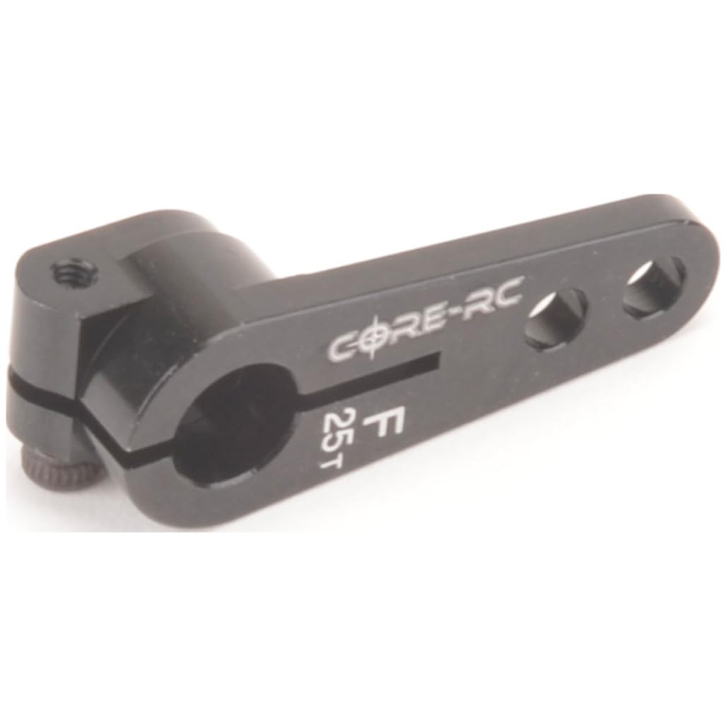 Core RC CR697 Alloy Servo Arm Offset Short - 25T Futaba