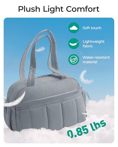Image of BAGSMART Gym Bag for Women, Duffle Bag for Travel with Wet Pocket, Lightweight Carry on Weekender Duffel, Water Resistant