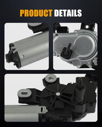 Image of ROADFAR Rear Windshield Wiper Motor Compatible For Volkswagen For Touareg | Fit For Volkswagen For Touareg 2011-2017|OEM:7P6955711A|4 Pins