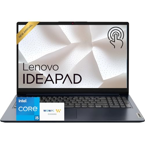 Image of Lenovo Ideapad 15.6 Touchscreen Laptop • 2026 Edition • Intel i5-1335U 10-Core Processor(Beats i7-1255U) • 24GB RAM • 1TB SSD • WiFi 6 • SD Card Reader • Windows 11 • Business & Academic
