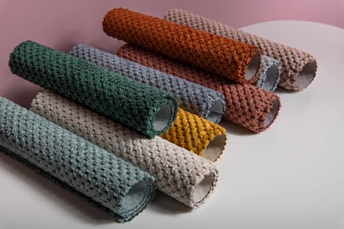 PAW TEXTIL – Onega tela por metros 146 cm – Tela de terciopelo suave y mate – 300 g/m² – 35.000 Martindale – Impermeable y apta para mascotas – Tela para tapizar sofá, silla, paneles – Verde claro - imagen 7