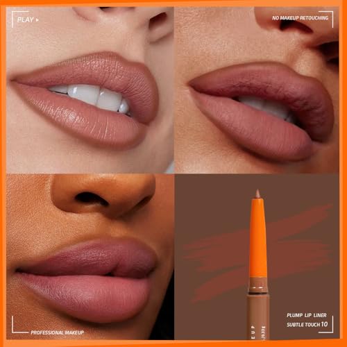 Image of Retractable Lip Liner Pencil for Shaping & Sculpting Lips,Creamy Matte Gel Crayon Lip Liner Pencil delineador de labios,Long Lasting Waterproof Lipstick LipLiner (10#, 1 Count (Pack of 1))