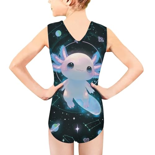 Image of INSTANTARTS Leopard Leotard Girl Gymnastics Toddler Tank Biketards One Piece