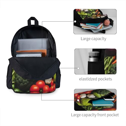 Sac à dos légumes grande capacité étanche pour randonnée et camping