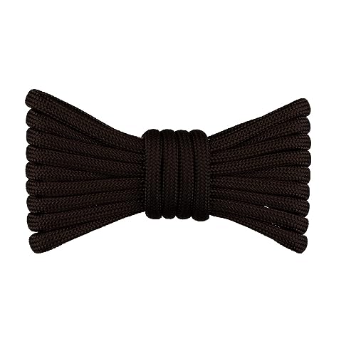 550 Paracord Boot Laces - 72 Inch Length, Dark Brown, 72" - Image 2