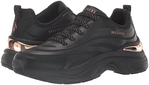 Skechers Women's Hazel-Your Way Sneaker, 7 Black | Image 6