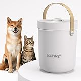 Footstep 真空保存容器 ペットフードストッカー 【2025アップデート】 自動真空 密閉 自動脱気 保存容器 防虫 湿気対策 酸化防止 長期保存 自動空気抜き お米/ペットフード 猫犬餌 鮮度キープ 真空容器 キャット/ドッグフード 10L 大容量