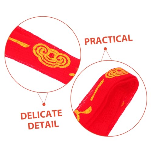 Zerodeko 20pcs Red Waist Belt: Single Layer Woven Rope Chain Bracelet Handmade Blessing Pendant For Men And Women Good Luck And Protection Jewelry3