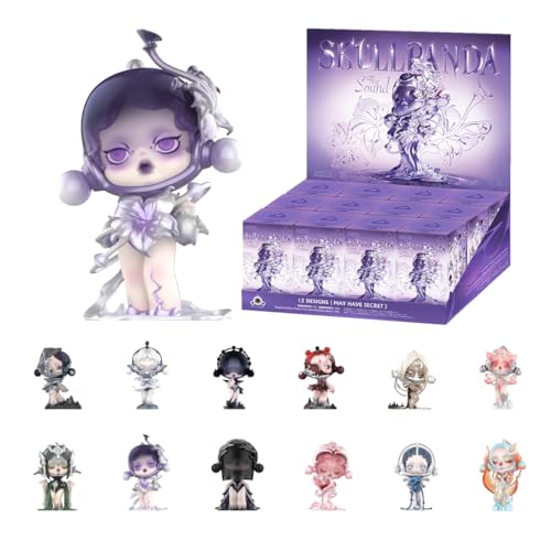 POP MART Skullpanda The Sound Series 12 Boxen 6 3 cm Gelenkcharakter Premium Design Geschenke für Frauen Fanfavoriten Sammlerstück Spielzeug Kunstspielzeug Figur