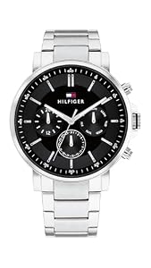 Tommy Hilfiger Men's 1710667 Quartz Multifunction Watch - 44mm Silver