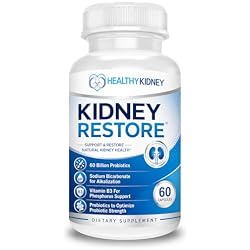 Kidney Cleanse Detox & Repair - Formulated by Kidney Health Expert Living w/Transplant - US Made Kidneys Support Supplement, Detox, Flush - Renal Vitamins 60 Capsules