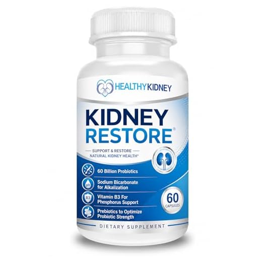 Kidney Restore Kidney Cleanse and Kidney Health Supplement to Support Normal Kidney Function, Vitamins for Kidney Health 60 caps