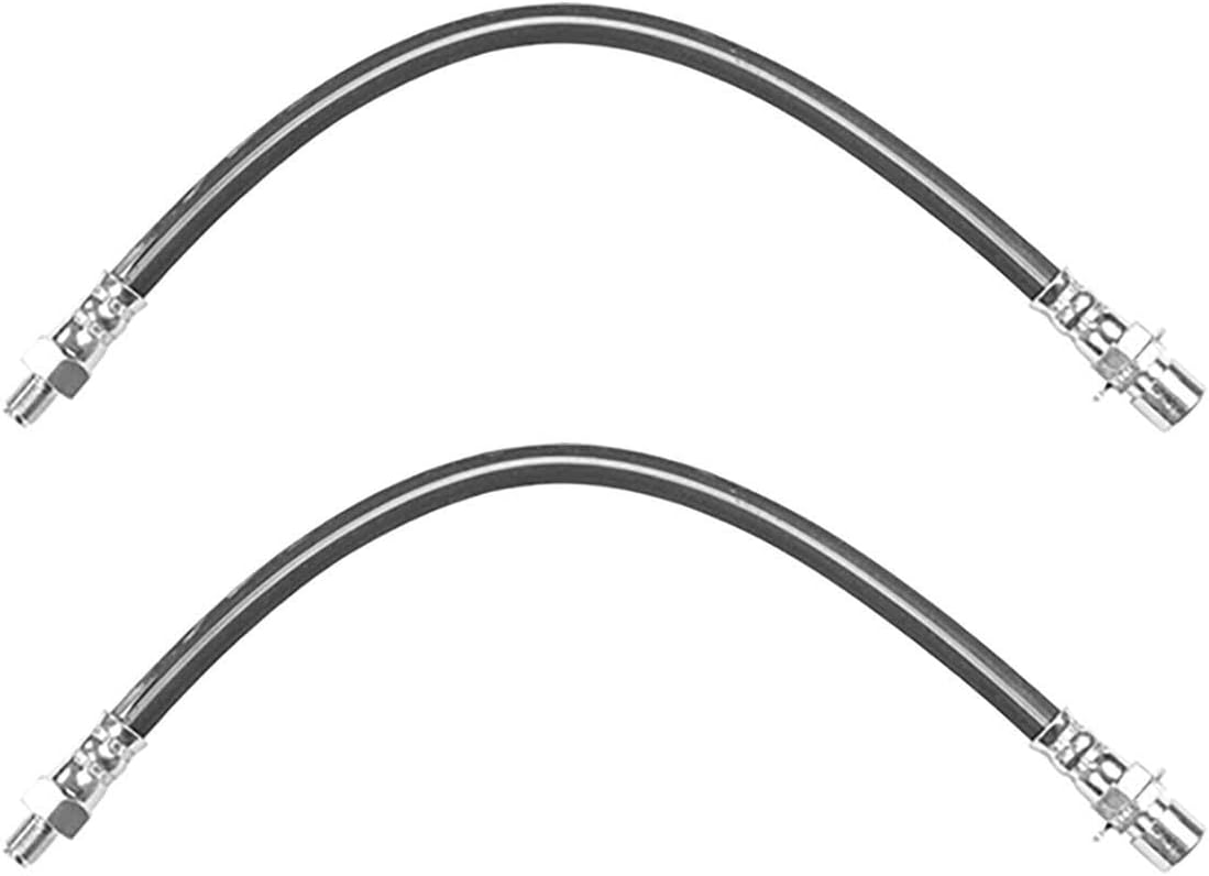 Hydraulic Brake Hose - Front Brake Line, Brake Hoses Brake Hydraulic Hose 2PCS for Mustang 1967-1970 for Ranch Wagon 1967-1968 for Ranchero 1967-1972 for Torino 1968-1971 14.37" Length