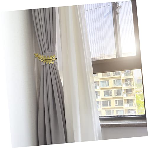 Cortina lazos gancho con forma de hoja para iluminar dormitorios y salones 3