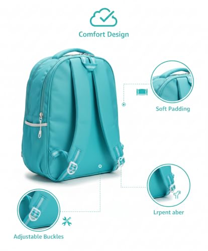 Image of Stylbase Kid School Backpack Bag for Girls and Boys | Ideal School Picnic Travel & Travelling Bag |17 Inches 4 Compartments, Water-Resistant Multipurpose for Kids