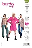  Burda Style Katalog-Schnittmuster Hemdjacke und Long-Shackets  Damen, Gr. 34-48  Nählevel: Sehr leicht #6024