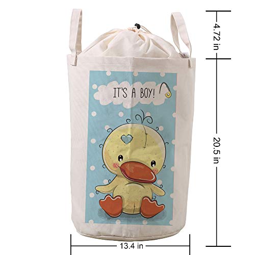 Bolsa de ropa de lavandería con cordón impermeable para baño 6