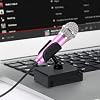 Small Microphone For Phone - Portable Aluminum Alloy Build, Omnidirectional Voice Recording Device, Dynamic Mobile Audio | Voice Video Recorder For Phone Laptop Home Singing Streaming #2