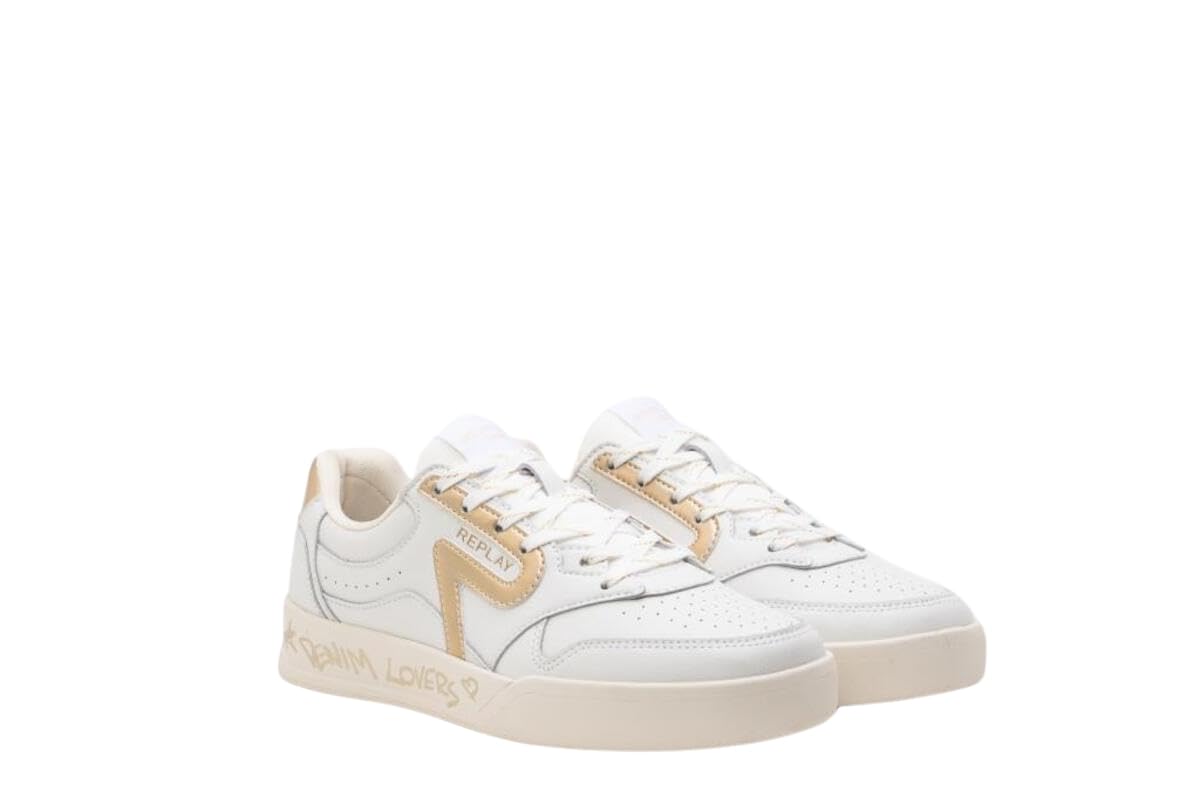 REPLAY Women's OYZONE W Rapid Trainers, 1161 White Platinum, 37 EU, 1161 White Platinum, 5 UK