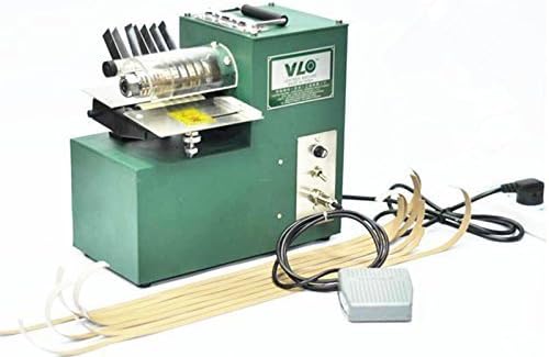 Leather Double Head Cutting Slitting machine Slitter Continuously Variable Speed 220V For shoes, bags, paper