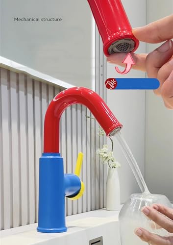 Robinet de lavabo moderne design unique KLVN lavande coloré