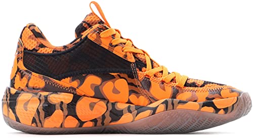 PUMA Womens Court Rider Maverick Graphic Basketball Sneakers Shoes - Orange - Size 6.5 M4