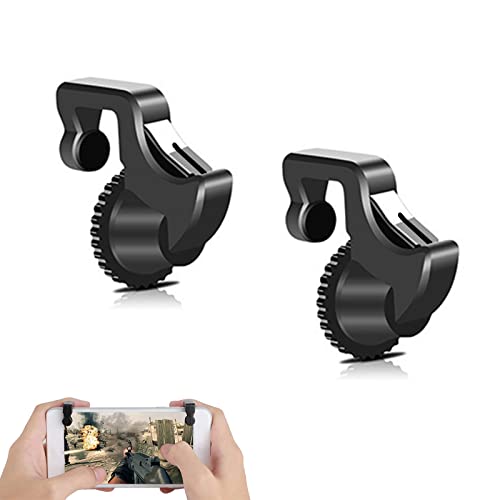 YYMEIDS 2 Pcs Mobile Game Controller Gamepads Sensitive Game Controller Triggers Portable Phone Game Button Triggers for All Smartphone Keys Buttons