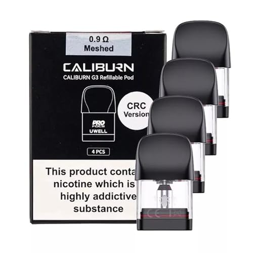 Caliburn G3 / GK3, Cartridge, Pod-Kartusche, 2 ml, 0,9 Ohm, 4er Pack