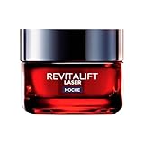L'Oreal Paris Revitalift Laser Crema de Noche Triple Acción Anti-Edad, Corrige Arrugas, Firmeza y Luminosidad, Pro-Retinol...