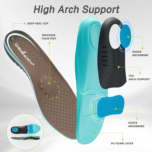 Men's Orthopedic Leather Dress Shoes: Casual Arch Support Plantar Fasciitis Orthotic Walking Business Oxford, Comfortable High Arch Golf Tennis Work Sneakers for Foot Heel Pain Relief4