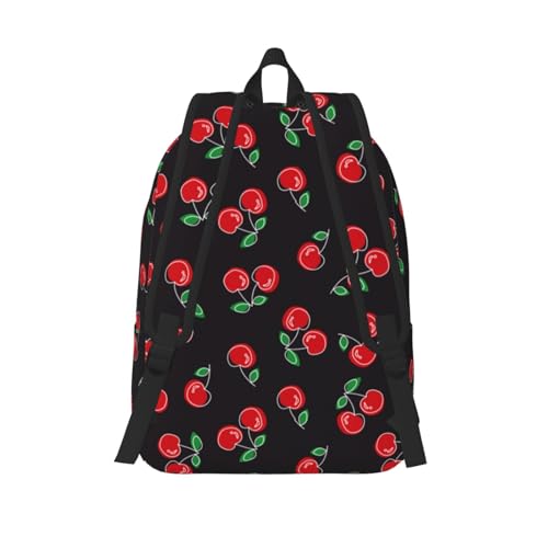 Cherry Red Square Backpack product image