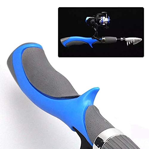 JHYS Angelausrüstung, Glasfaser-Angelrute und Rollen-Set Casting-Angelruten Carbon Light Rod mit Mini-Spinnrollen… – Bild 5