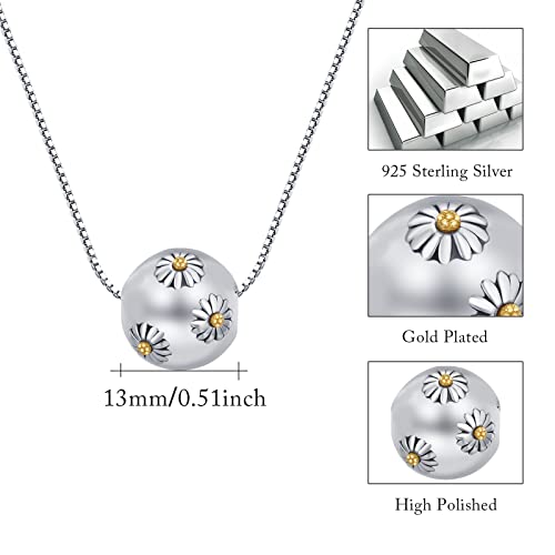 OHAYOO Urn Necklaces for Ashes for Women 925 Sterling Silver Cremation Keepsake Ash Necklace Urn Cremation Jewelry for Women4