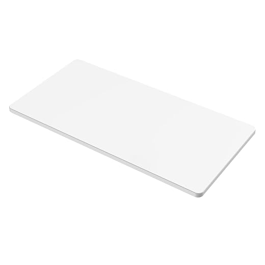 SANODESK 48"x24"x1" One-Piece Tabletop for Home Office Countertop, White